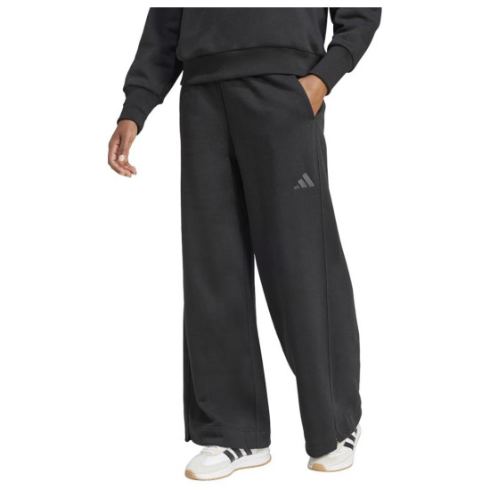 Adidas Γυναικείο παντελόνι φόρμας All SZN Fleece Loose Wide-Leg Pants